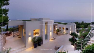 بازسازی نمای ساختمان ویلایی قدیمی